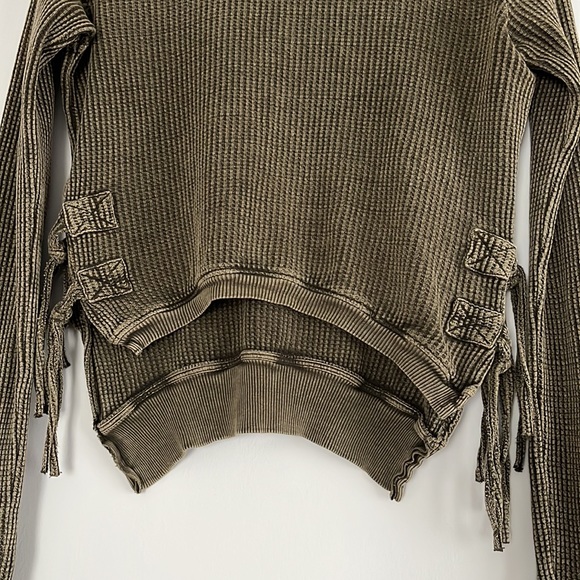 EUC Free People FP One Thermal Cropped Interlaken Top - Picture 8 of 16